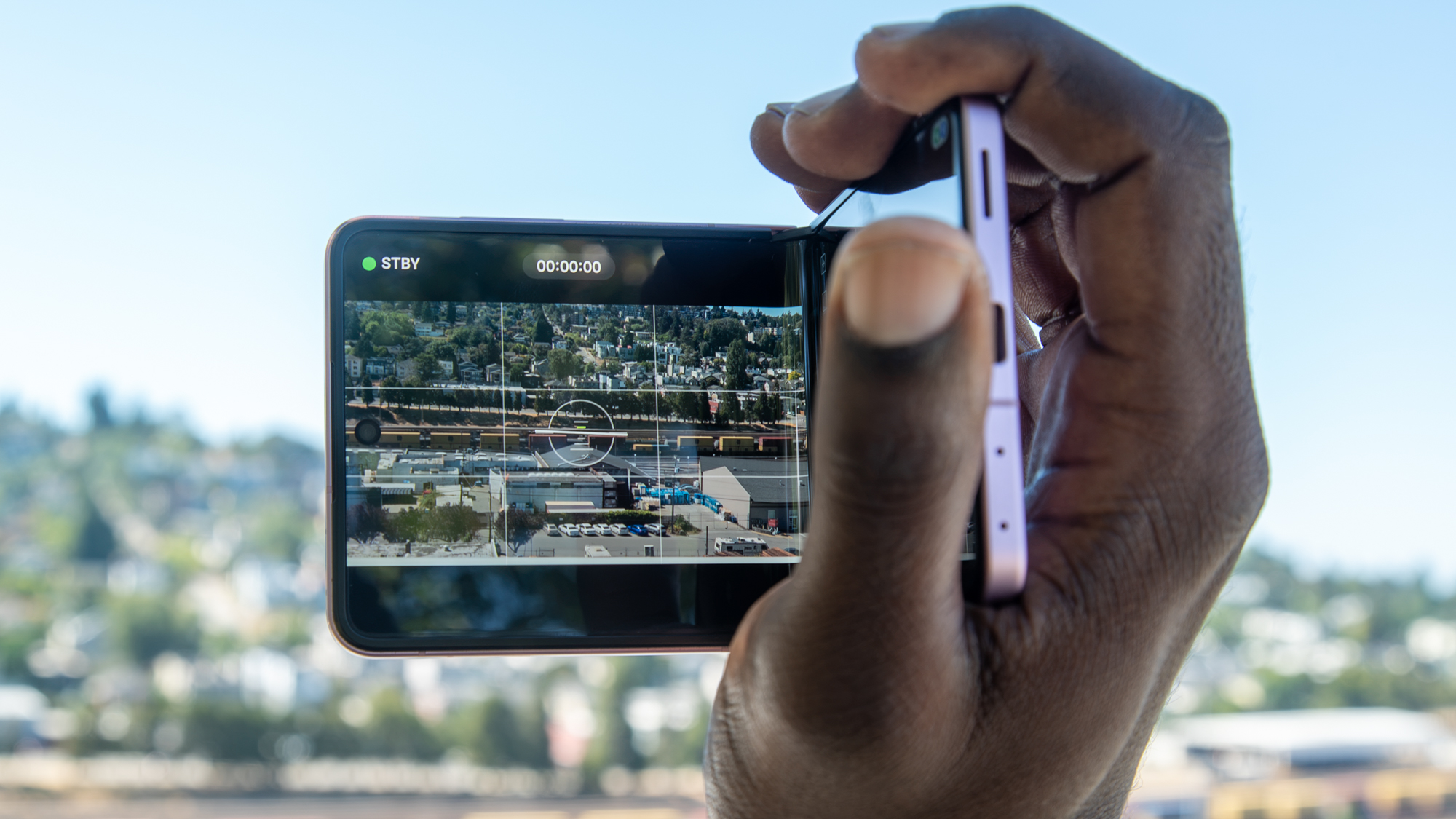 Camcorder Mode on the Galaxy Z Flip 8