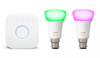 Philips Hue White and Colour Ambiance Starter Kit B22 bayonet | Save £10 | Now £59.99 at Argos