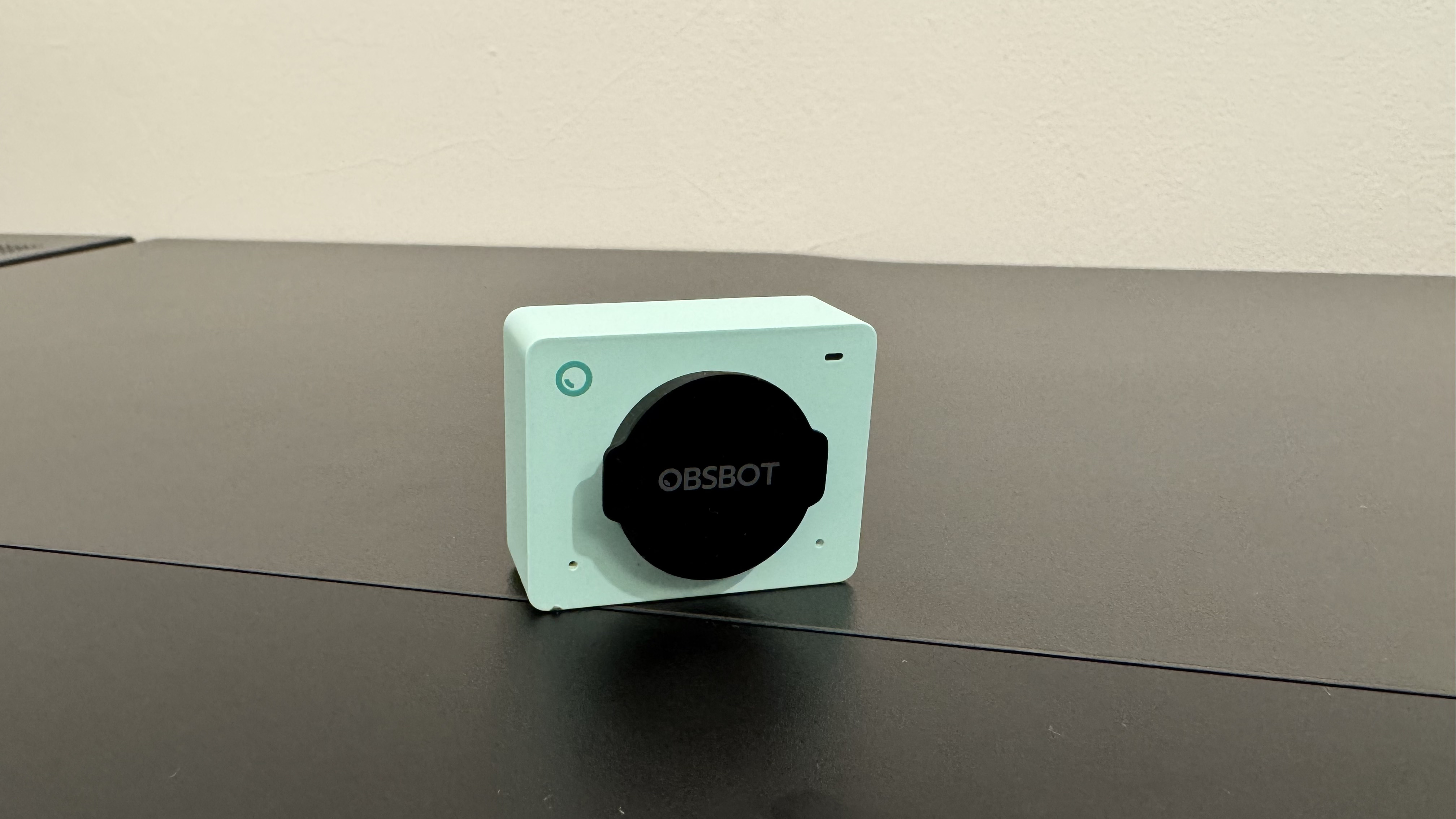 The Aurora Green OBSBot Meet 2 4K webcam