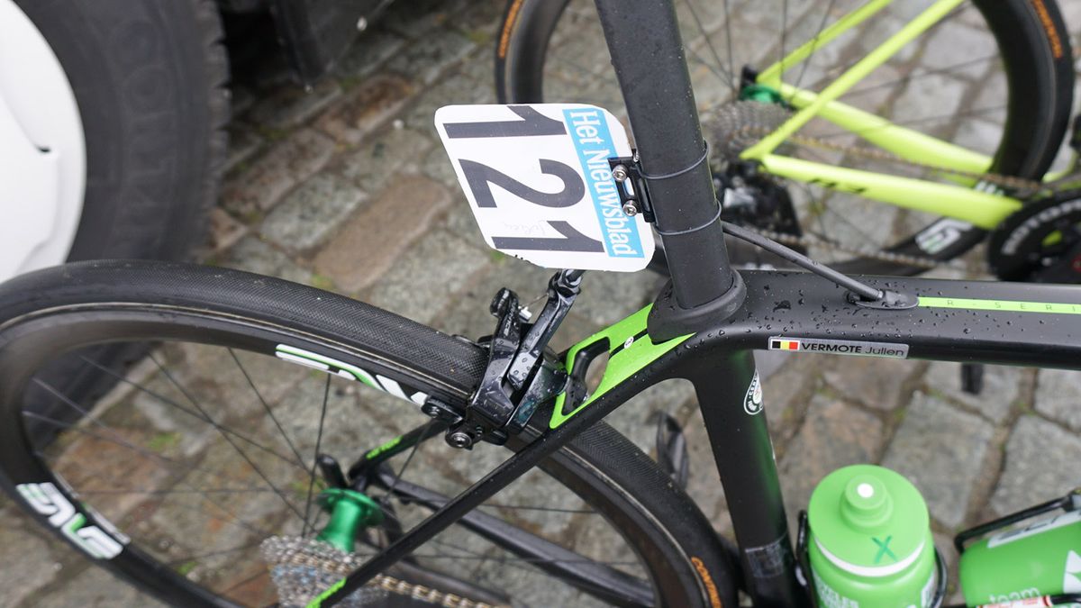 Julien Vermote opted to race aboard a Cervelo R5