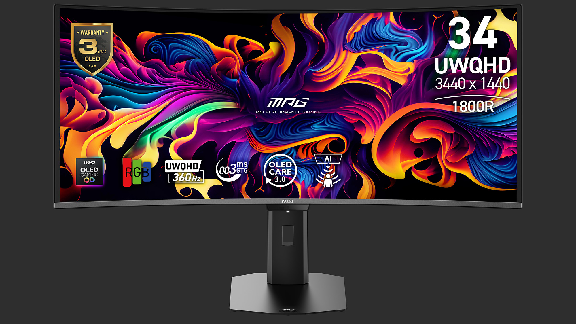 MSI MPG 341CQR QD-OLED X36