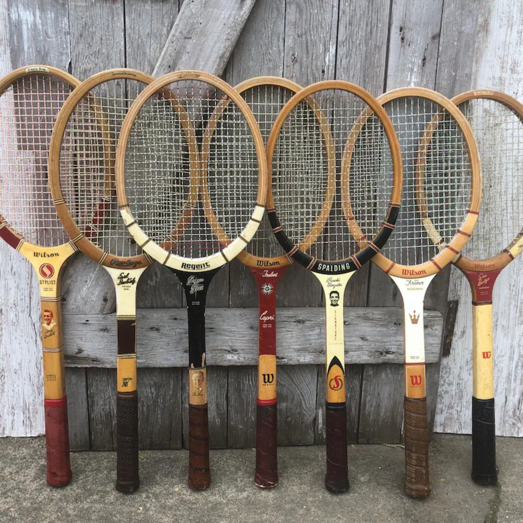 Wood Tennis Racquet