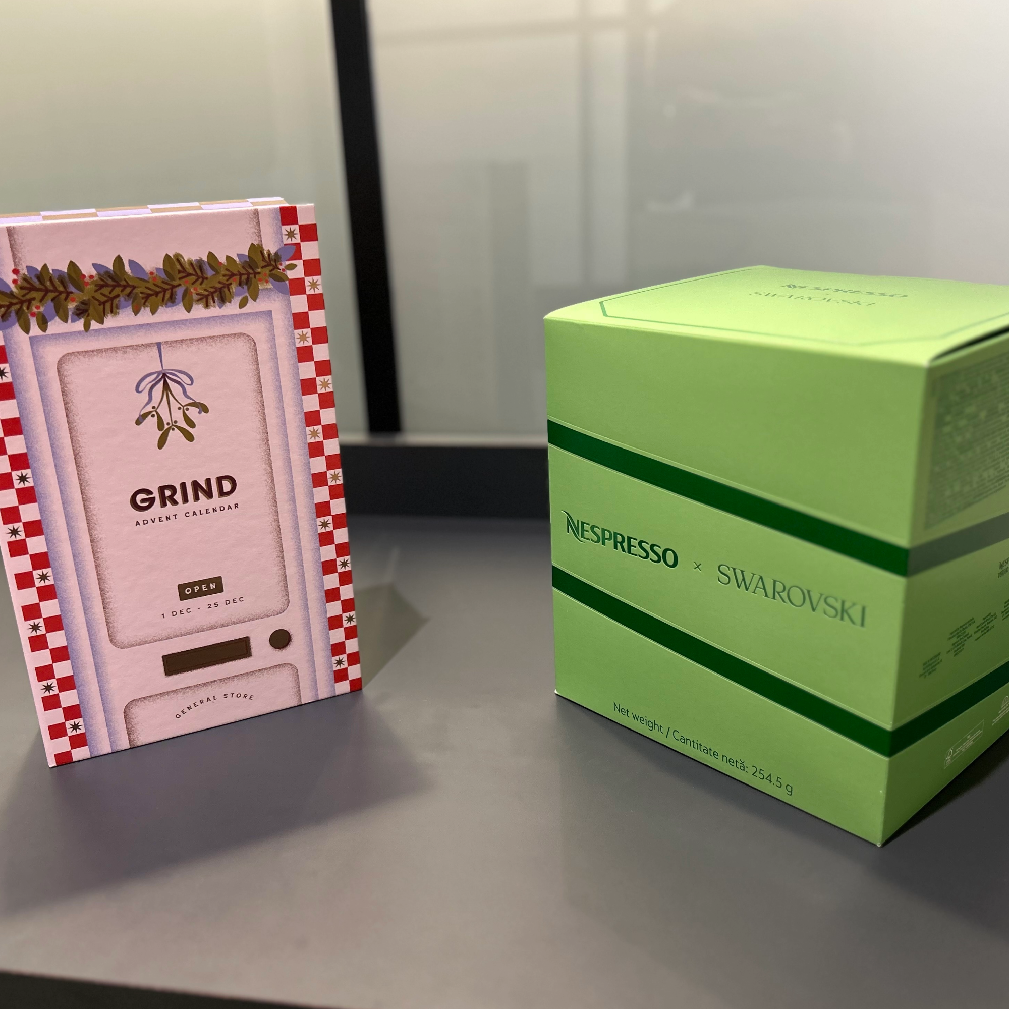 Nespresso vs GRIND advent calendar