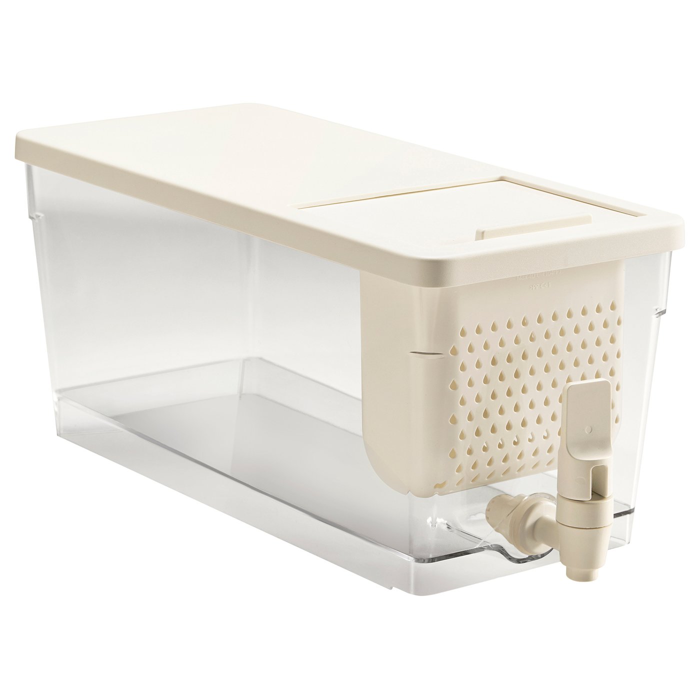Klippkaktus Container W Tap Disp for Fridge - Transparent 4.5 L