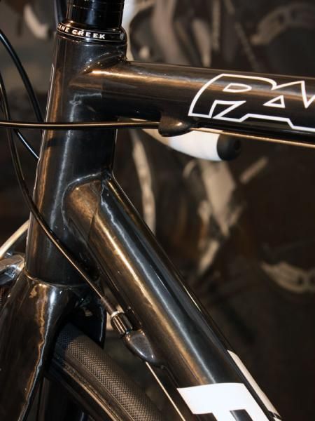 The carbon housing stops are molded directly into the tubes.