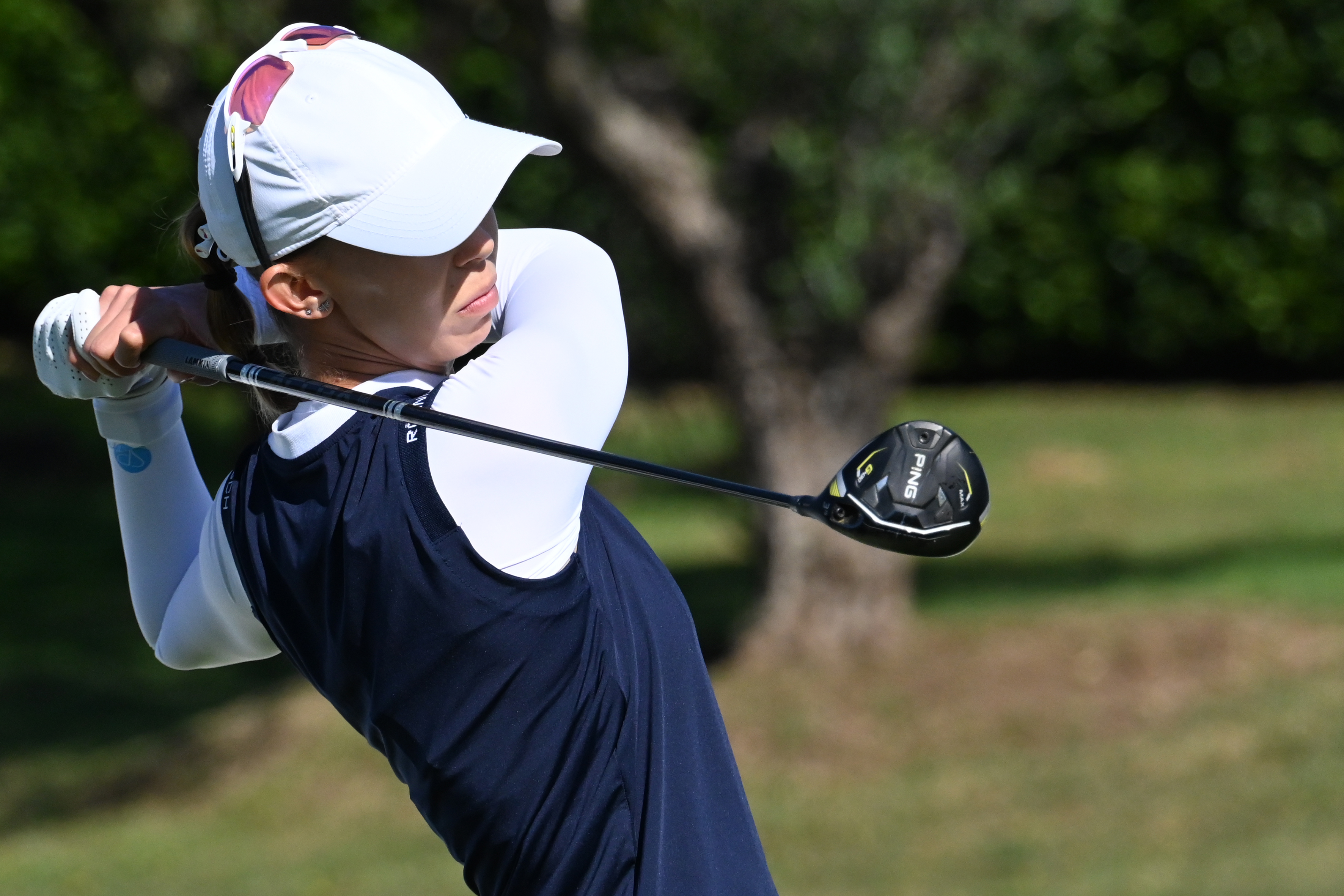Ladies European Tour golfer swing