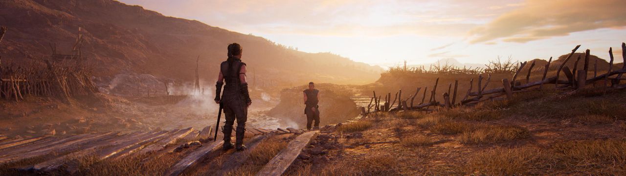 Screenshot of Senua's Saga: Hellblade II running on Xbox Series X, Windows PC, or ASUS ROG Ally.