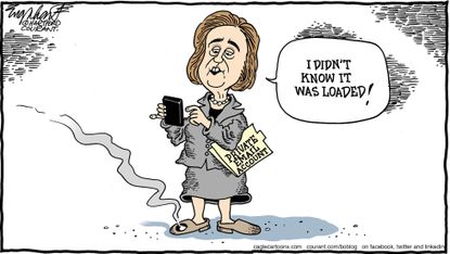 
Political cartoon U.S. Hillary Clinton email&nbsp;