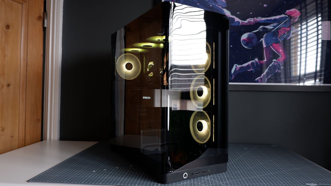 Corsair Frame 4500X ATX PC case throughout a PC build for testing.
