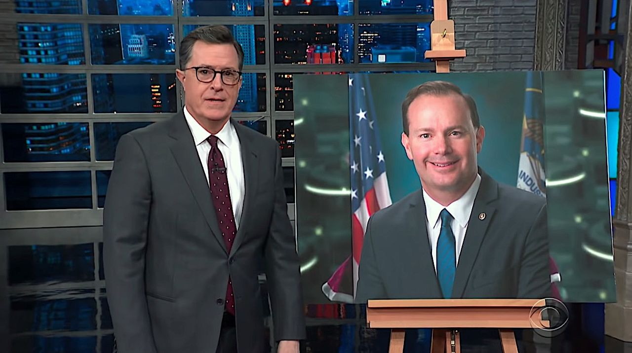 Stephen Colbert takes on Mike Lee