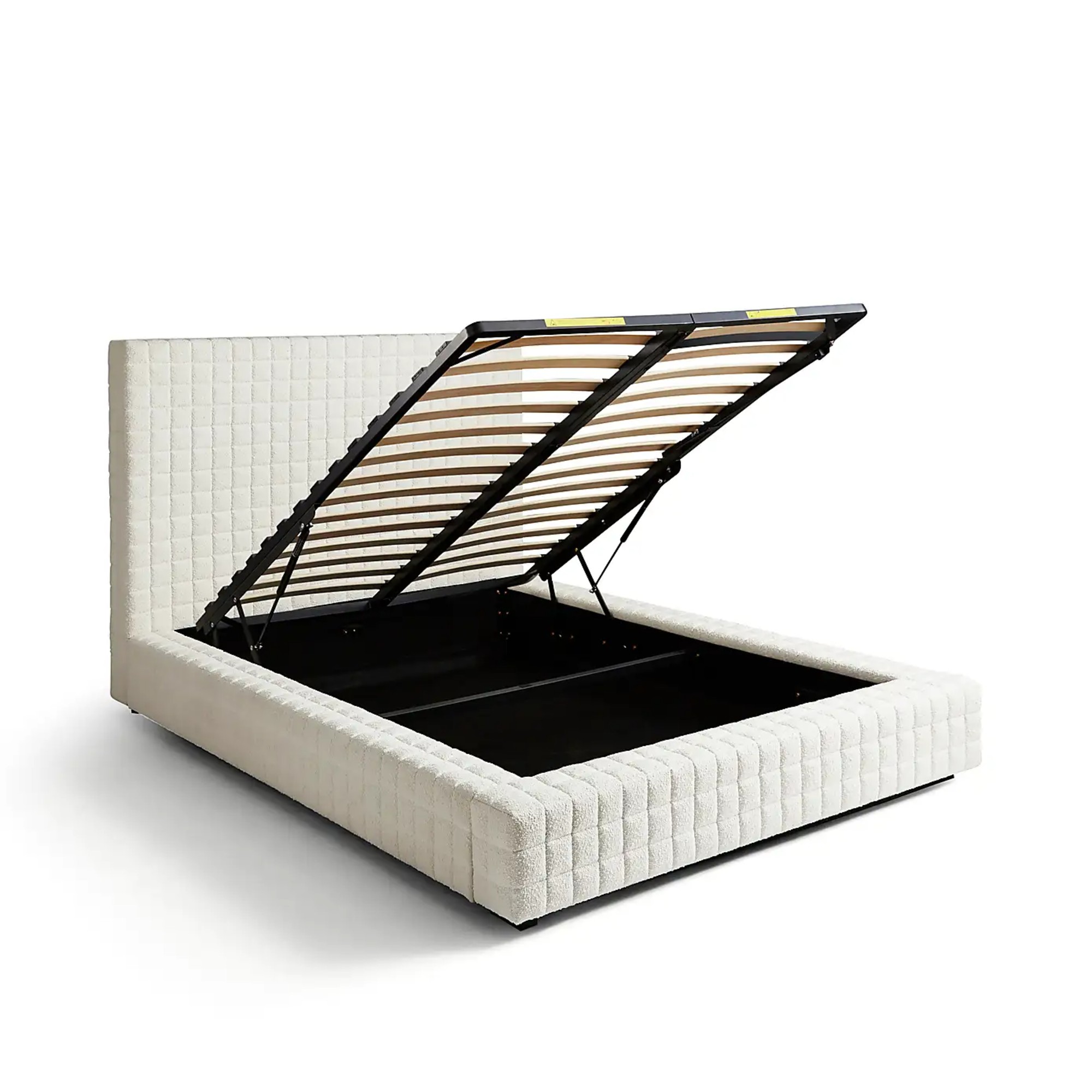 Dunelm x Yinka Ilori Squares Boucle Ottoman Bed