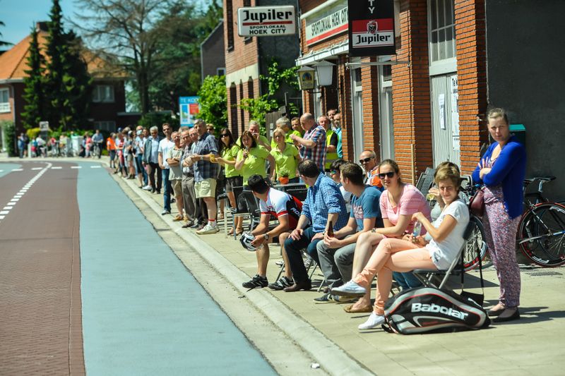 The fans came out today with nice sunny skies making it an easy decision to do so