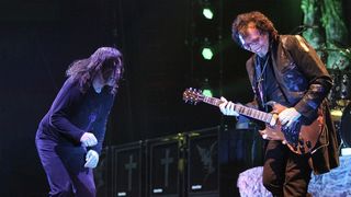 Ozzy Osbourne and Tony Iommi