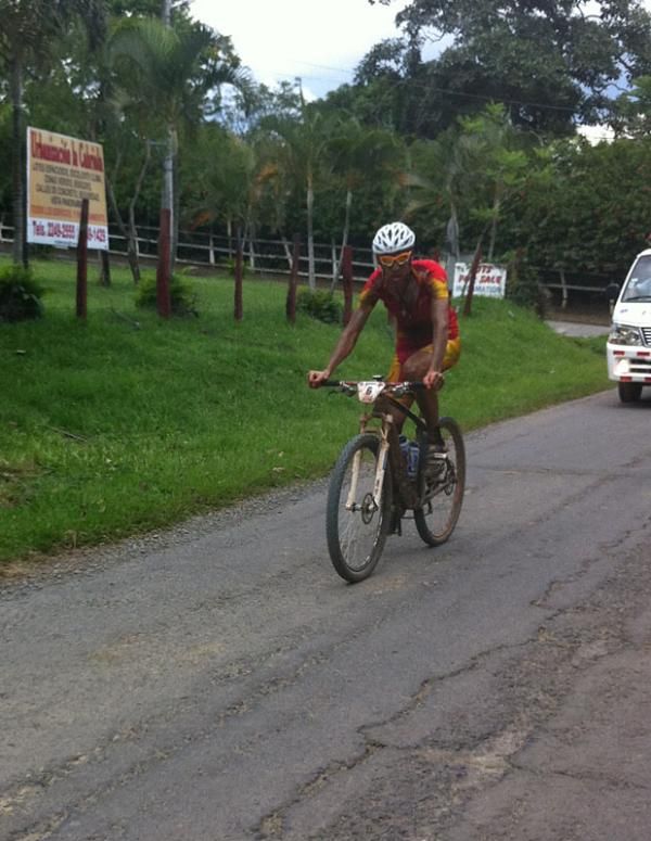 Race leader Paolo Montoya had a long, lonely day