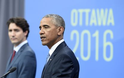 President Obama and Justin Trudeau