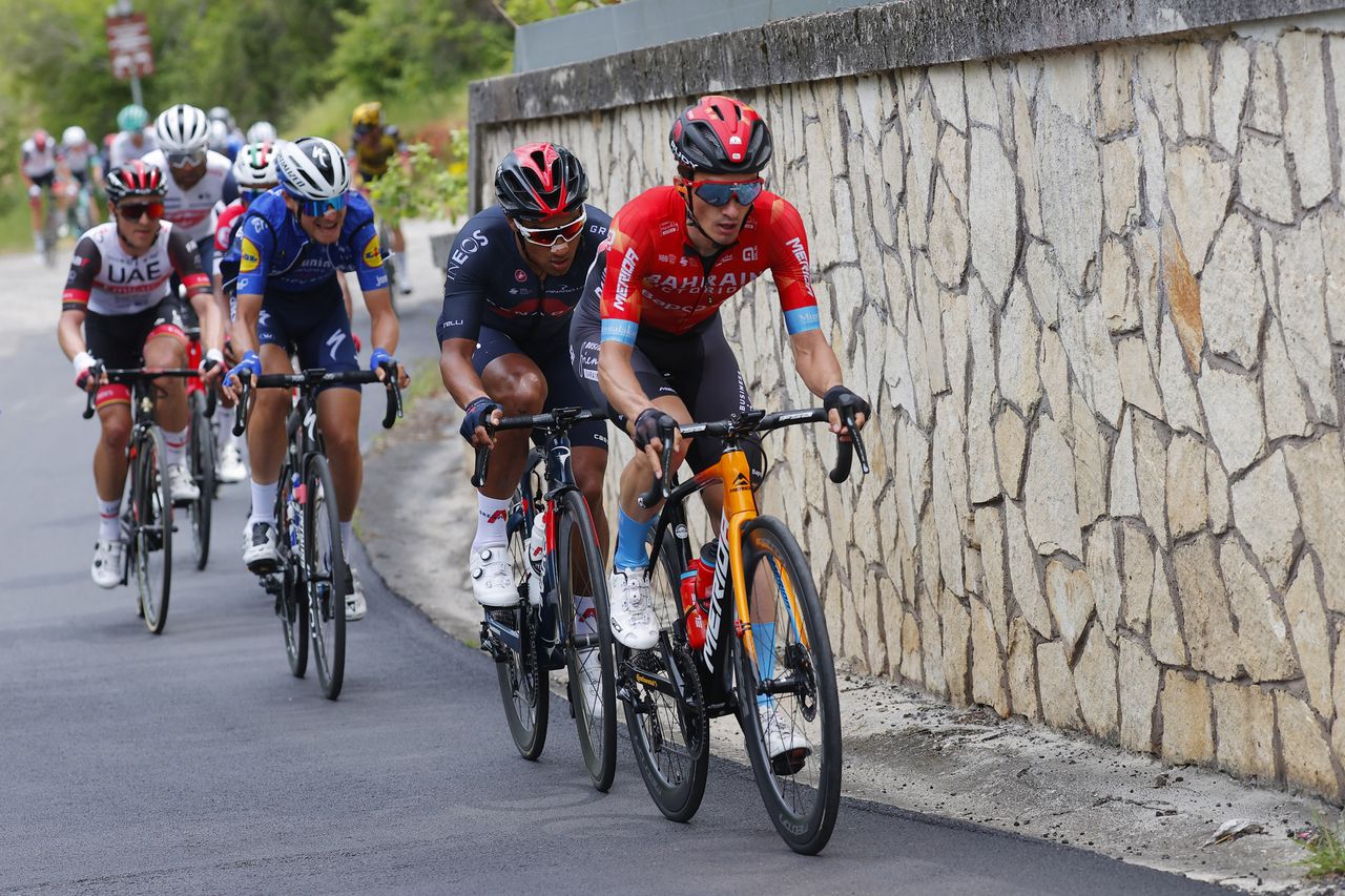 Giro d'Italia 2021 - 104th Edition - 9th stage Castel di Sangro - Campo Felice (Rocca di Cambio) 158 km - 16/05/2021 - Pello Bilbao (ESP - Bahrain Victorious) - photo Luca Bettini/BettiniPhoto&Acirc;&copy;2021