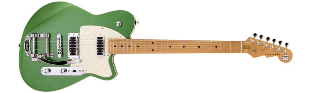 Reverend's Flatroc guitar in Metallic Emerald