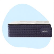 The best budget mattress Ideal Home has tsted on a blue background