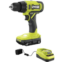 RYOBI ONE+ 18V Cordless 1/2 in. Drill/Driver Kit: was $79, now $59 at Home Depot