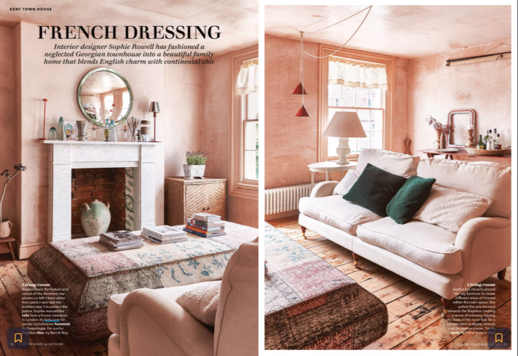 Country Homes &amp; Interiors April 2021 issue pages