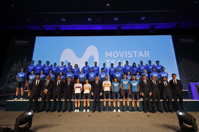 The 2020 Movistar team presented its new colours in Madrid