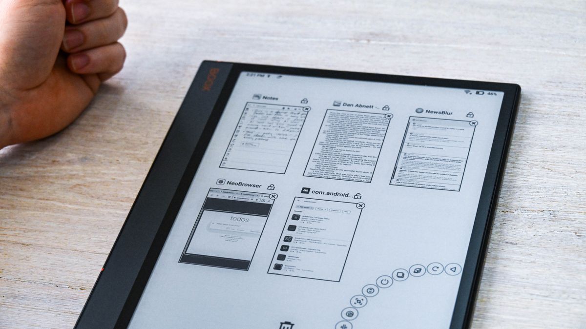 A collection of notebooks within the Onyx Boox Note Air 3