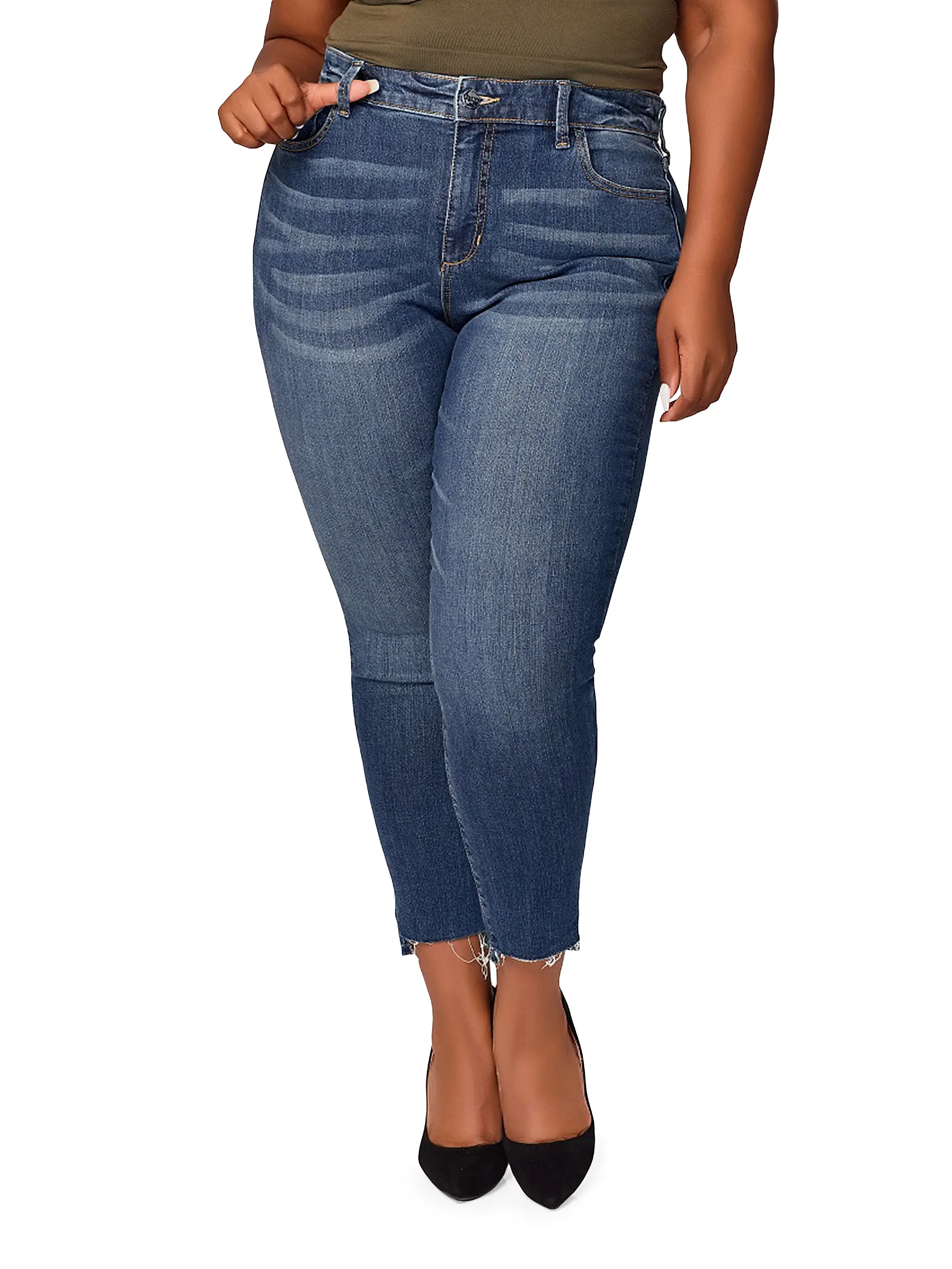 Lainey High-Rise Ankle Skinny Jeans