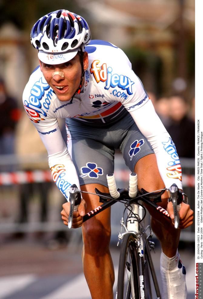 A young Philippe Gilbert