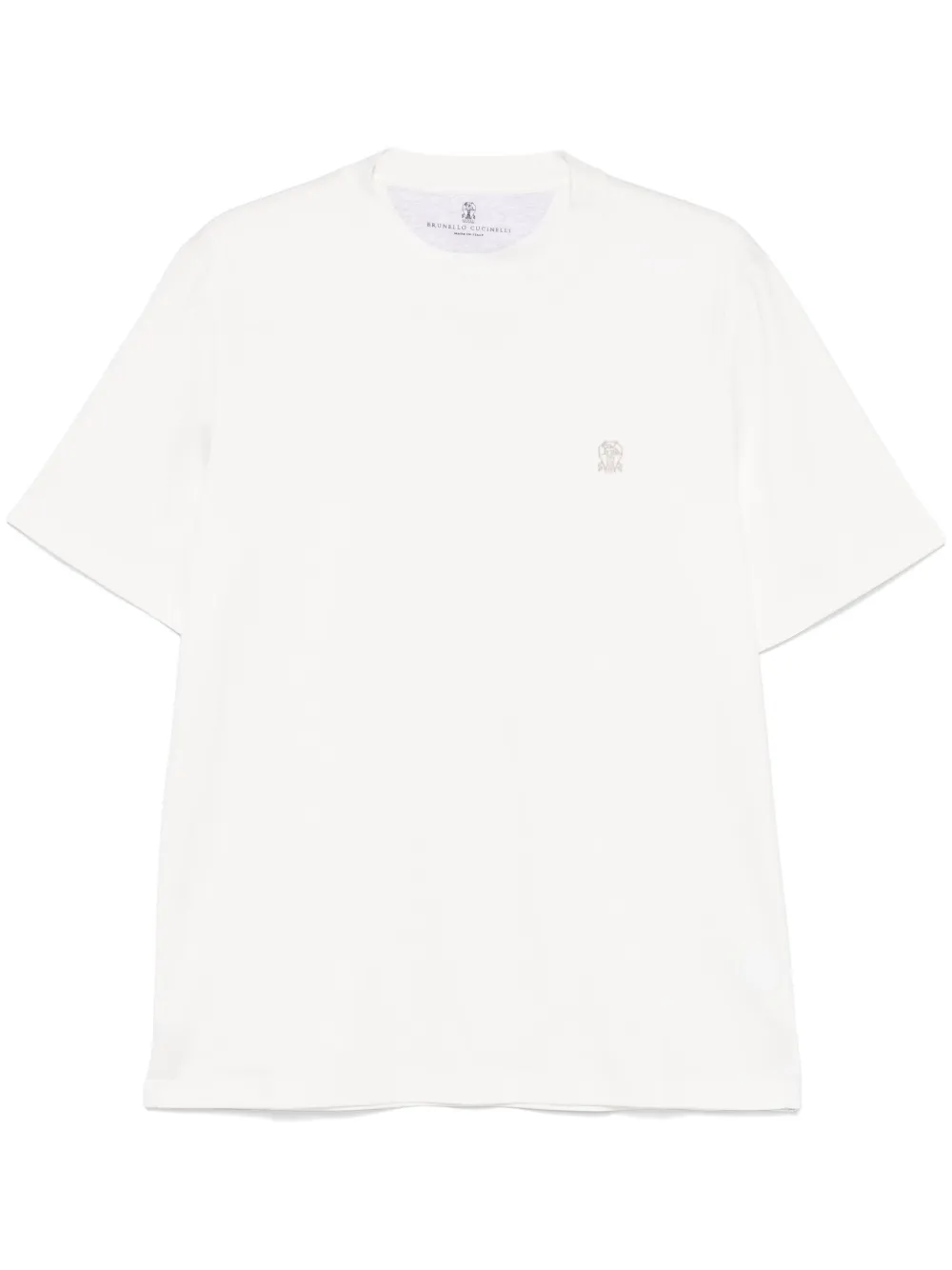 Brunello Cucinelli Logo-Embroidered T-Shirt | Xxl