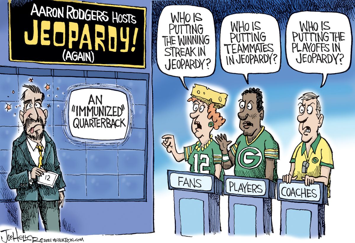 Aaron Rodgers' jeopardy The Week