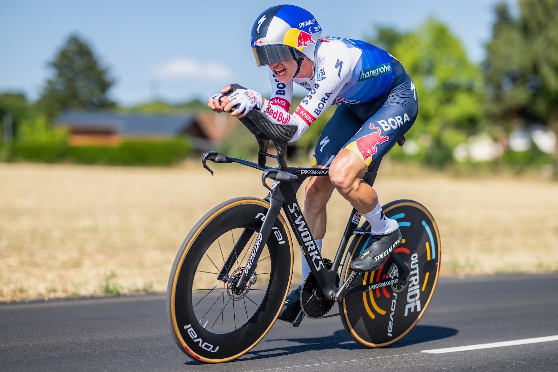 Florian Lipowitz Tour de France stage 16 time trial