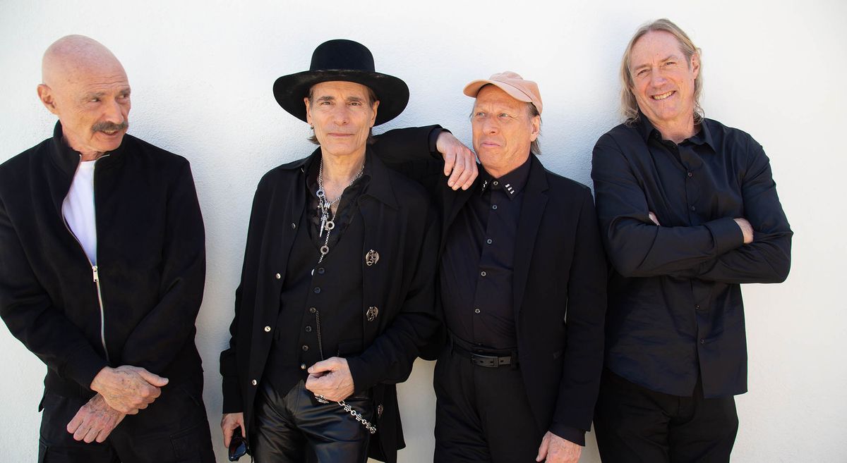 Beat [L-R]: Tony Levine, Steve Vai, Adrian Belew and Danny Carey