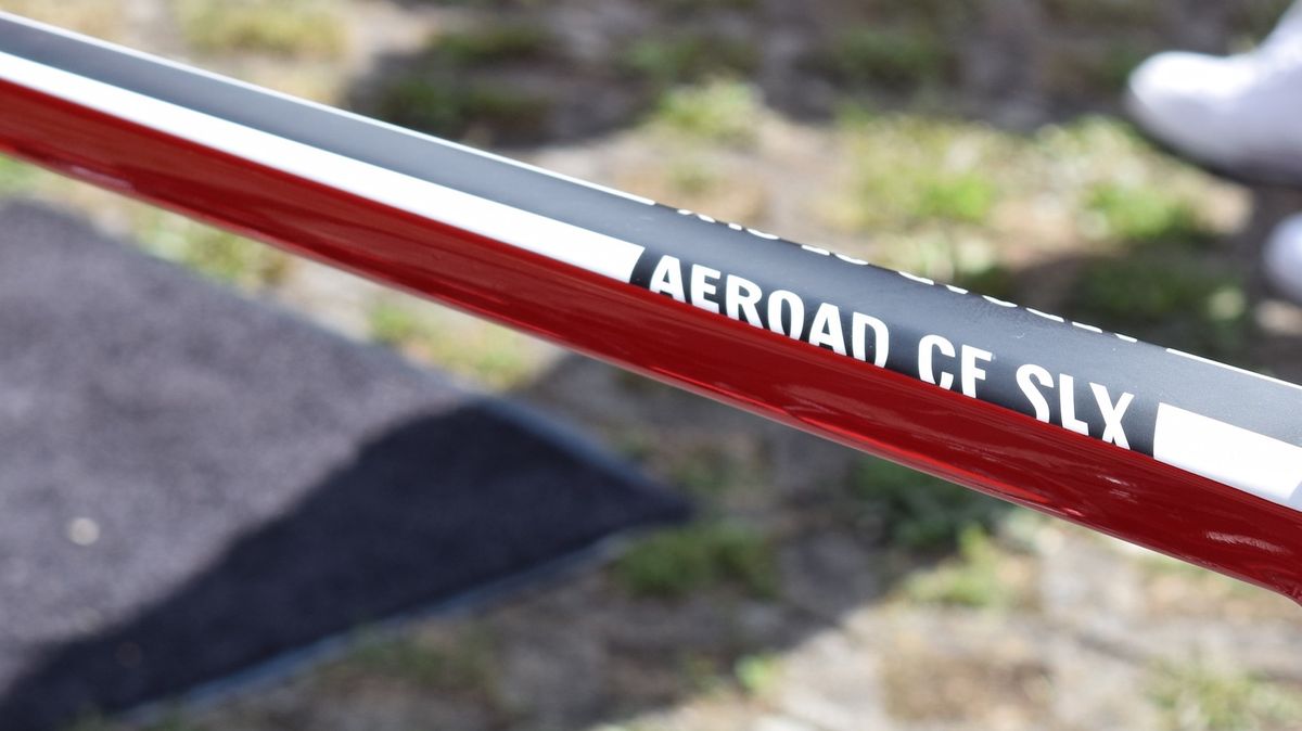 Clean lines and design with Katusha-Alpecin's red, white and black colour scheme