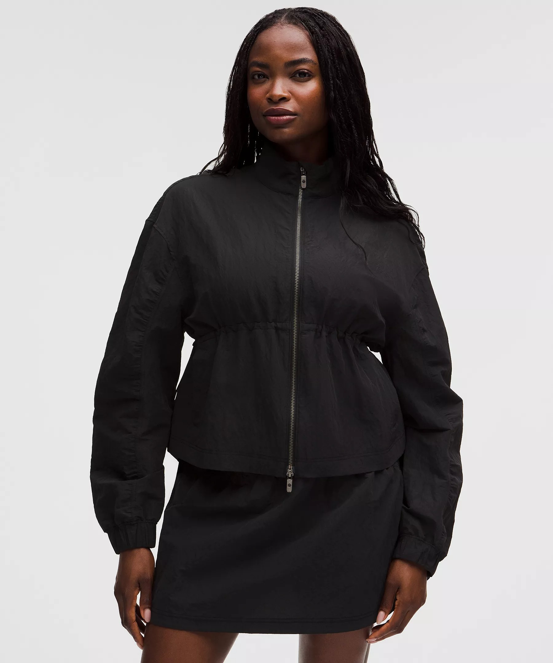 Lululemon, Crinkle Nylon Cinchable Jacket