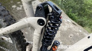 Focus Sam2 6.9 Enduro electric mountain bike coil shock