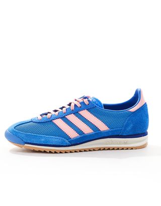 Adidas Originals Sl 72 Og Trainers in Blue and Pink