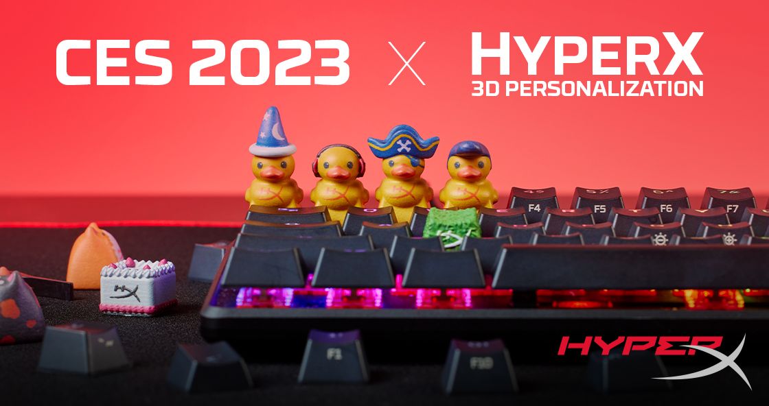 HyperX 3D printing personalization hero image.