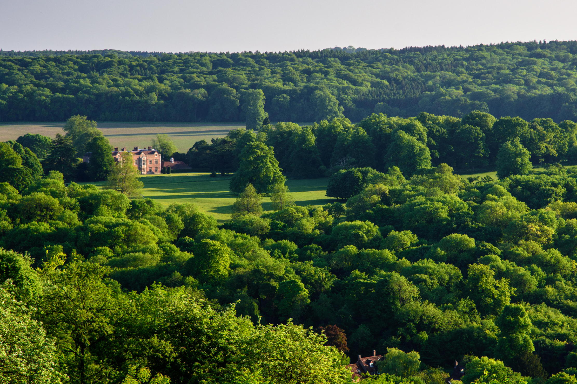 Chequers house, and its surrounding parkland