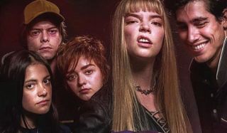 The New Mutants lined up, and giving looks of despair and defiance