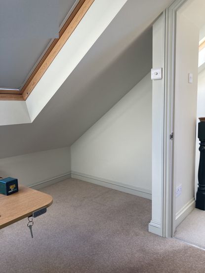 An attic bedroom IKEA hack helped avoid expensive built-ins | Livingetc