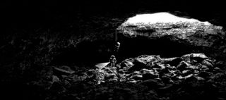 What lurks within the moon's underground lava tubes? Entrances or "skylights" to lava tubes might allow future explorers access to subsurface ice.