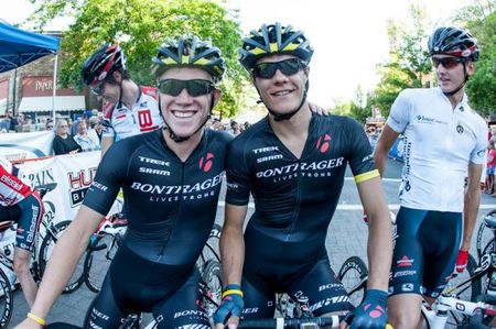 The Bontrager-Livestrong boys seem to be pretty happy with there performance so far this week.
