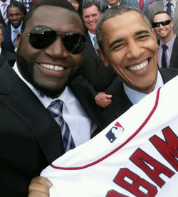 David Ortiz and President Obama are all smiles in this White House selfie