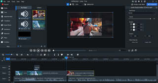 The editing process in ACDSee Luxea Video Editor