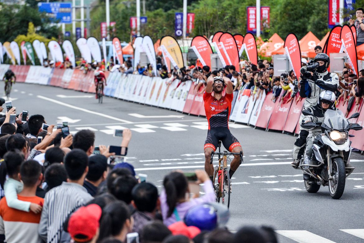 Eamon Lucas Franck (Astella) wins stage 5 of the Tour of Fuzhou 2016