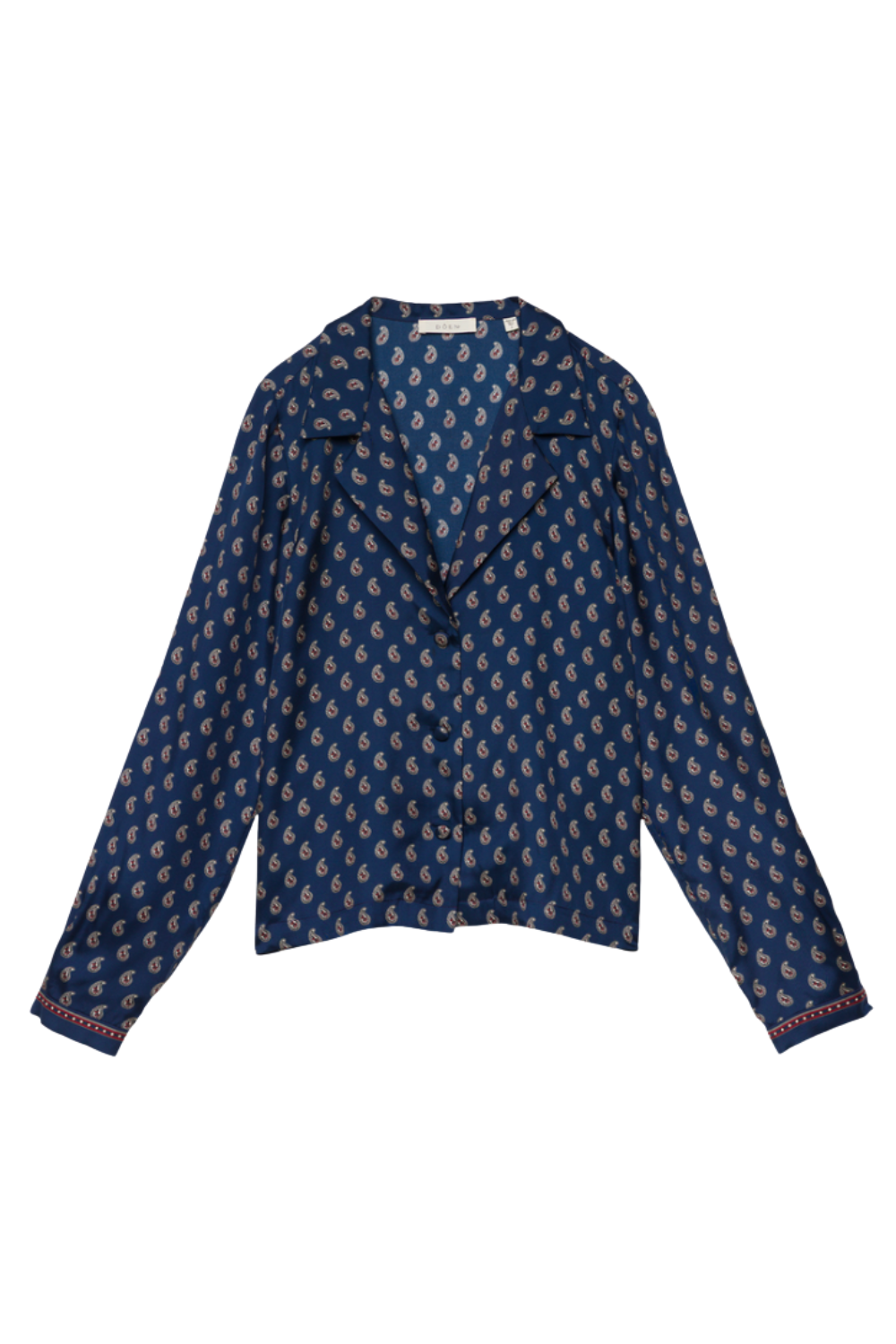DOEN, Elene Top -- Bleu Taormina Paisley