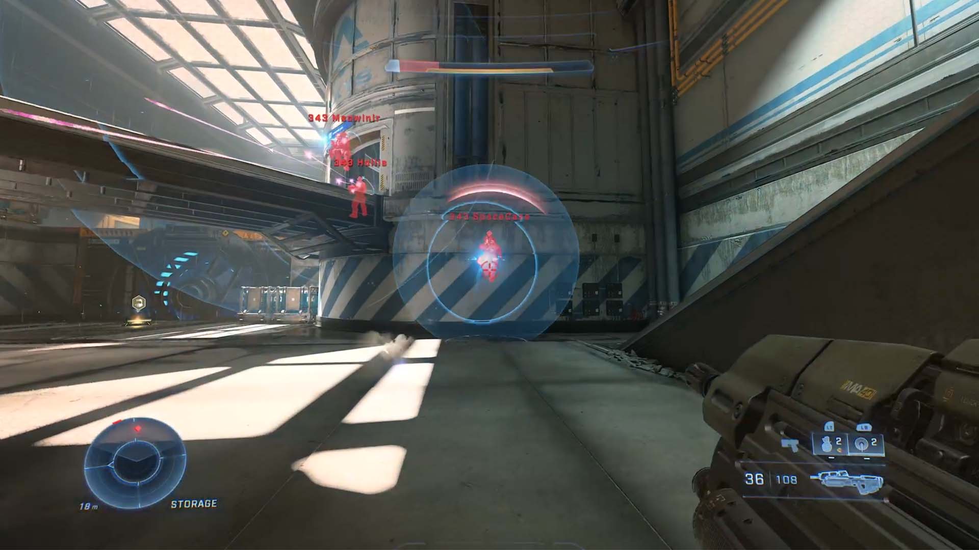 Halo Infinite team threat sensor to detect enemies