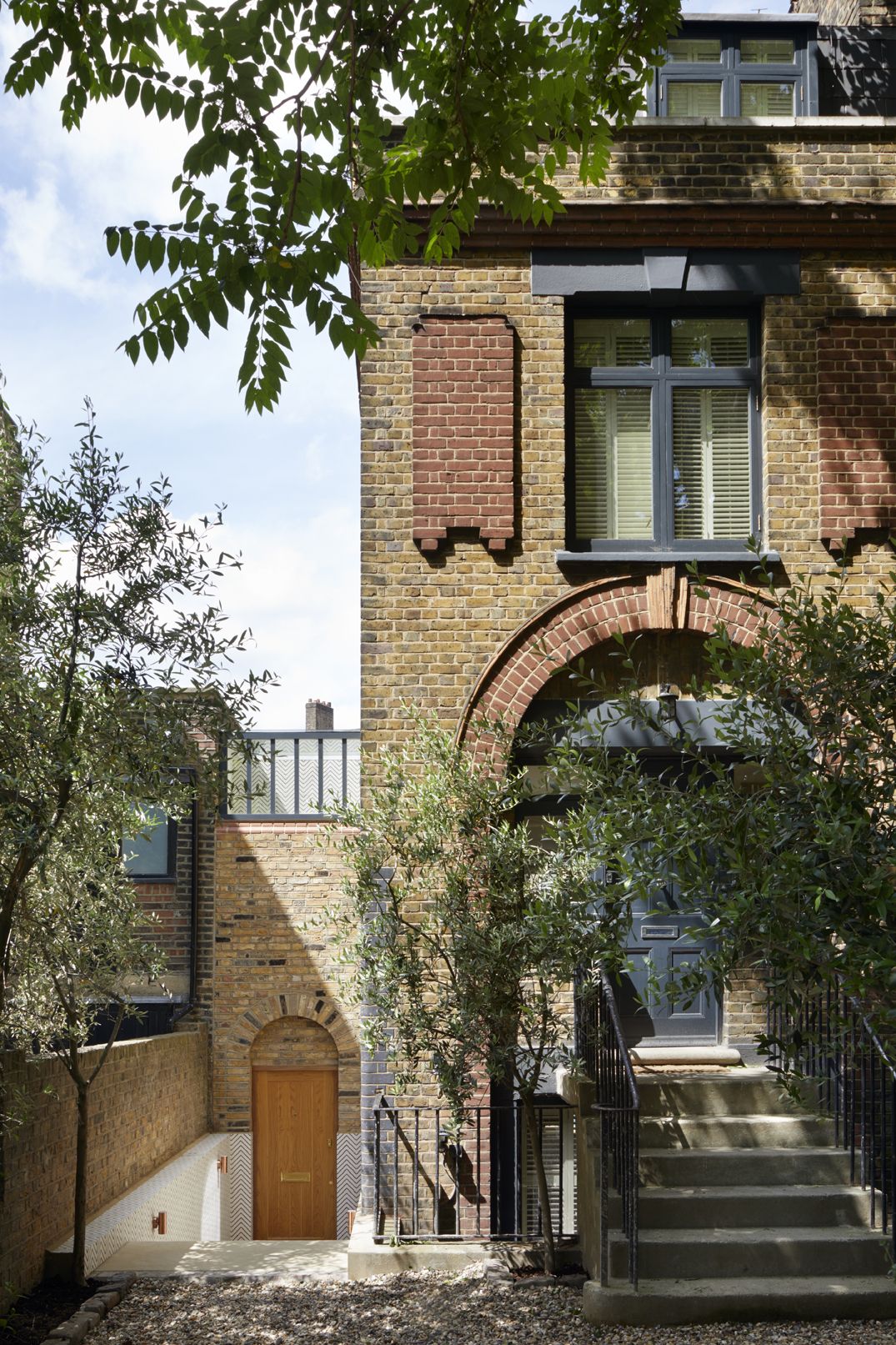 a narrow self build infill house