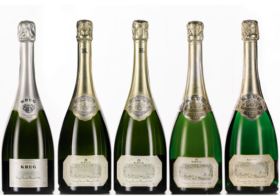 Krug Clos du Mesnil vertical