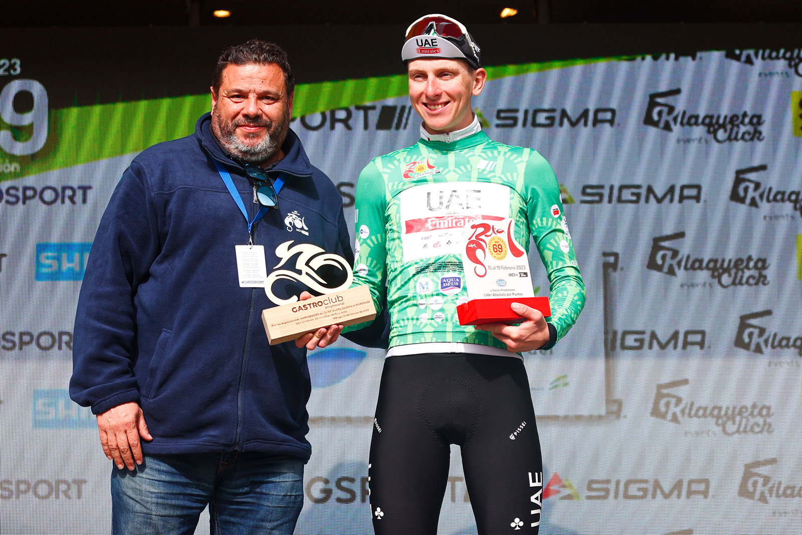 Vuelta a Andalucia Ruta Ciclista Del Sol 2023 - 69th Edition - 5th stage Otura - Alhaurin de la Torre 184,3 km - 19/02/2023 - Tadej Pogacar (SLO - UAE Team Emirates) - photo Luis Angel Gomez/SprintCyclingAgency©2023